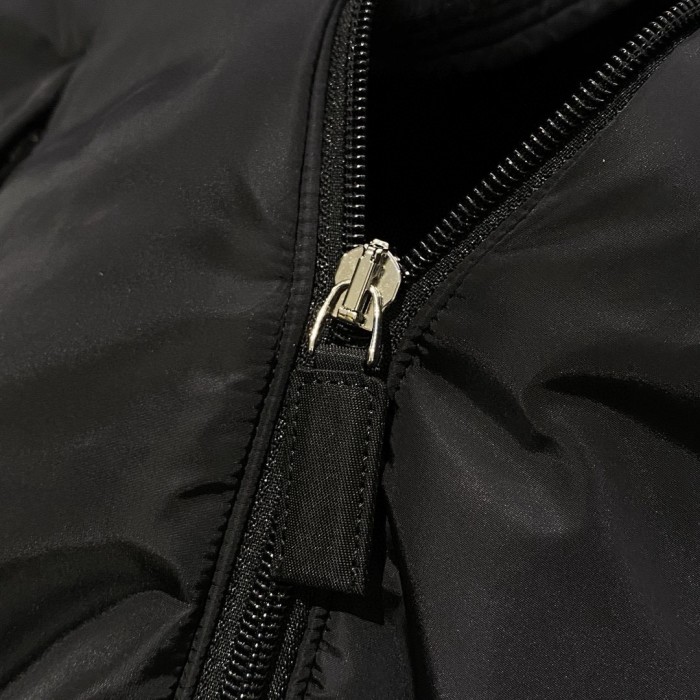 NIGO Prada Men’s Autumn and Winter Solid Color Letter Logo Hooded Warm Zipper Long Sleeve Puffer Down Jacket #nigo73867