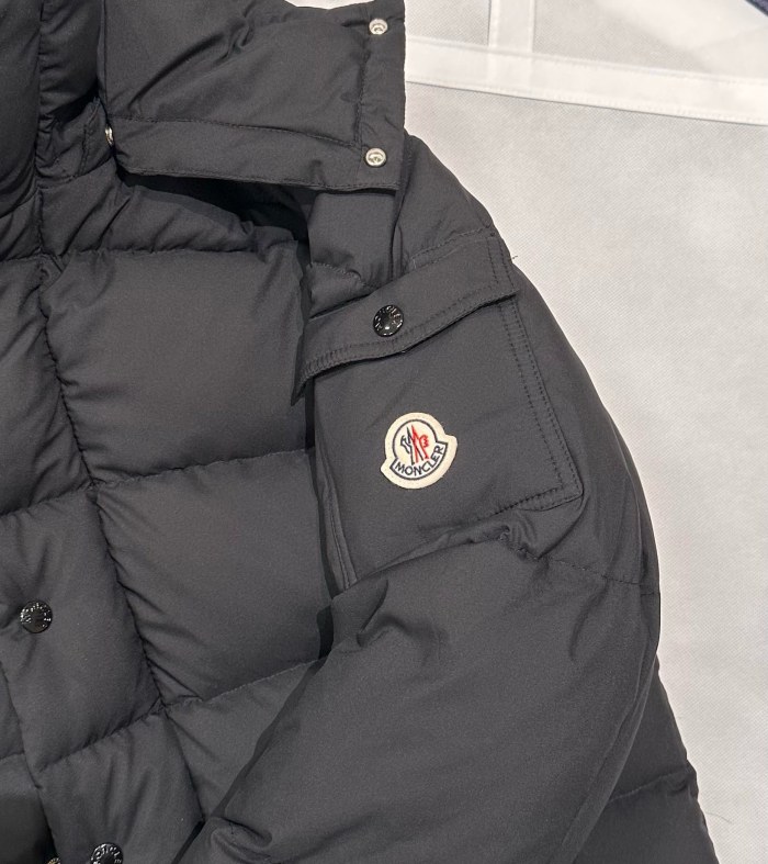 NIGO Moncler Men's Winter Solid Color Hooded Zipper Long Sleeve Puffer Down Jacket #nigo73863