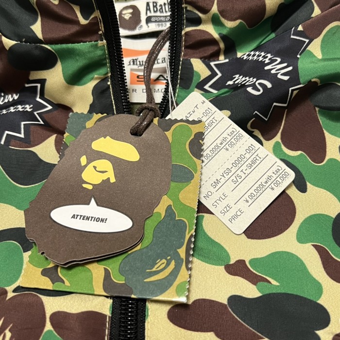 NIGO Saint Michael X Bape Men's Spring and Autumn Camouflage Printed Lapel Zipper Long Sleeve Jacket #nigo73878