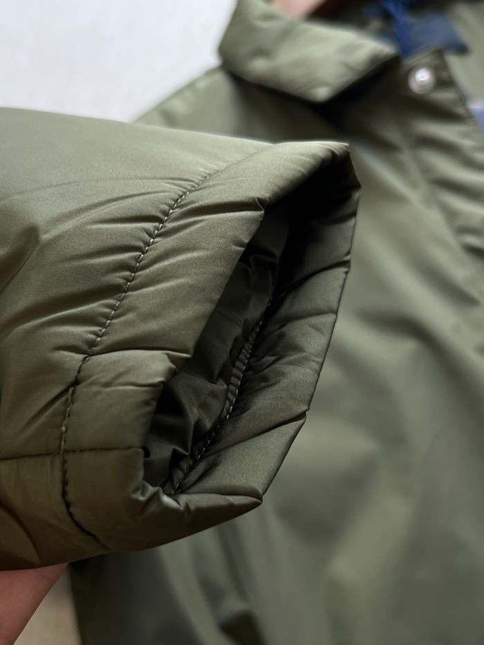 NIGO Prada Men's Autumn and Winter Solid Color Single Breasted Nylon Cotton Jacket Long Sleeve Jacket #nigo73912