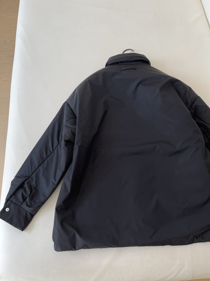 NIGO Prada Women's Autumn and Winter Solid Color Logo Label Single Breasted Loose Long Sleeve Jacket #nigo73929