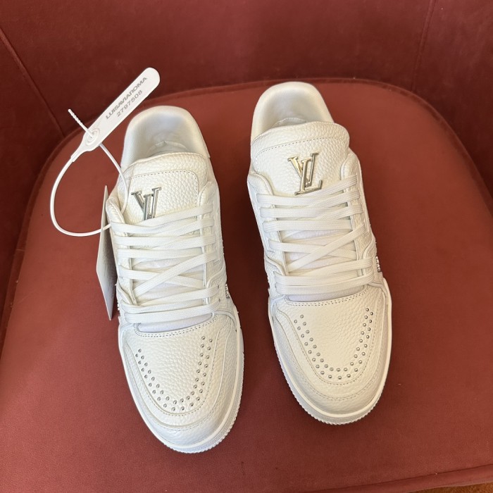 NIGO Louis Vuitton Trainer Men's Sneakers Rivet Design Fashion Casual Lace-Up Shoes #nigo73941