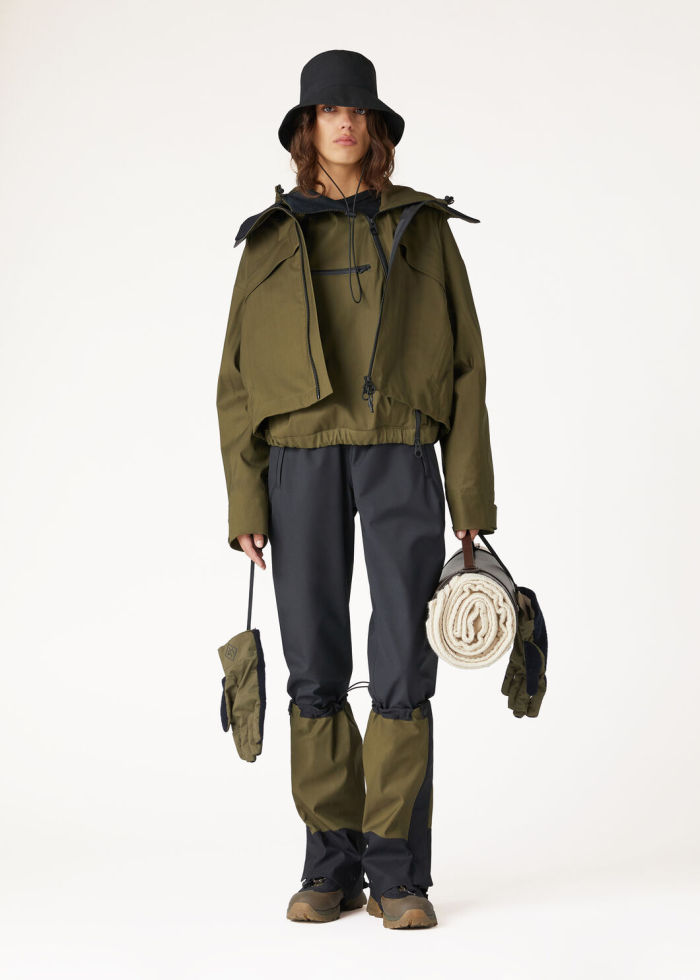 NIGO Loro Piana Women's Spring And Autumn Haik Jacket Zipper Long Sleeve Hooded Coat Ngvp #nigo9551
