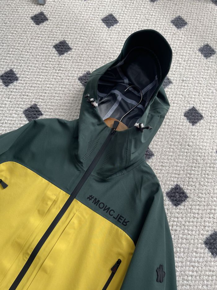 NIGO Moncler Men's Autumn and Winter Colorblocking Hooded Casual Zipper Long Sleeve Ski Jacket #nigo73952