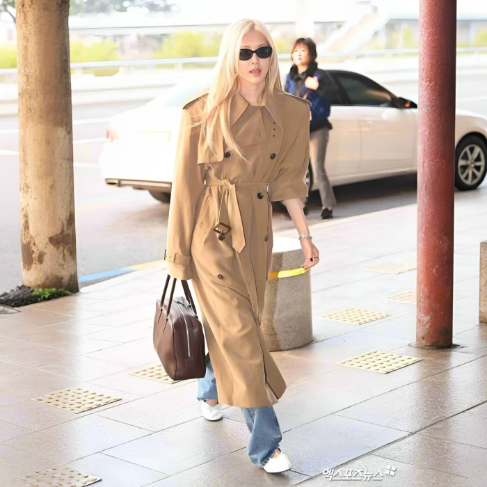 NIGO SAINT LAURENT Women's Autumn and Winter Solid Color Long Drawstring Double Breasted Long Sleeve Coat Jacket #nigo73983