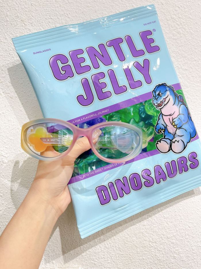 NIGO Gentle Monster Jelly Men's and Women's Lens Legs Candy Decoration Irregular Shape Sunglasses Eyeglasses Glasses #nigo74133