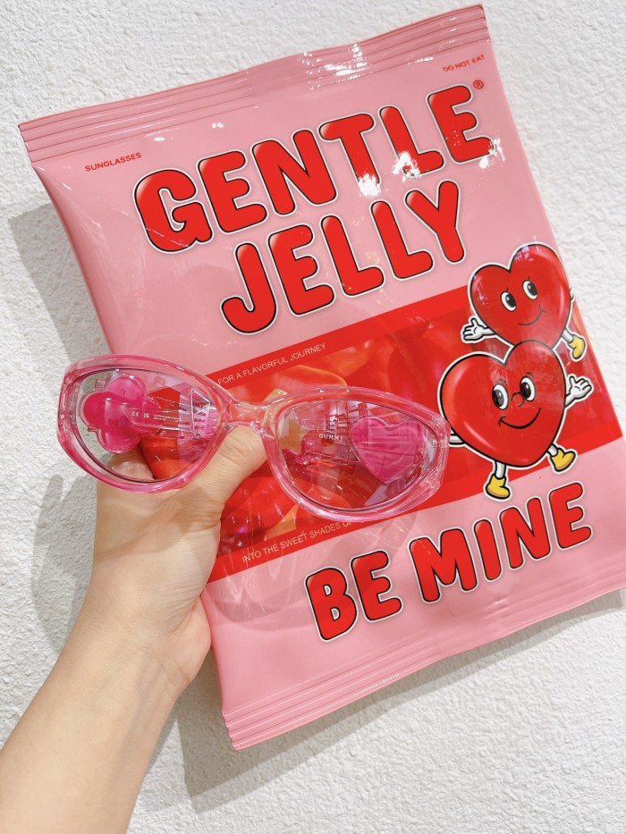 NIGO Gentle Monster Jelly Men's and Women's Lens Legs Candy Decoration Irregular Shape Sunglasses Eyeglasses Glasses #nigo74133
