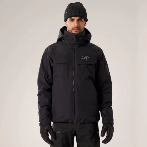 NIGO Arcteryx Men’s Autumn And Winter Solid Color Zipper Waterproof Windproof Long-Sleeved Hooded Puffer Down Jacket #nigo74124