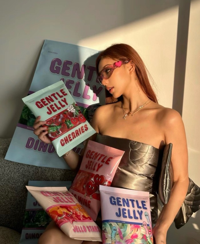 NIGO Gentle Monster Jelly Men's and Women's Lens Legs Candy Decoration Irregular Shape Sunglasses Eyeglasses Glasses #nigo74133