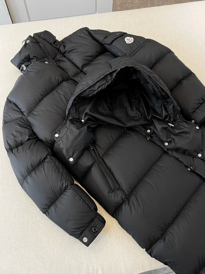NIGO Moncler Hanoverian Men's Winter Solid Color Hooded Long Zipper Long Sleeve Down Jacket #nigo292025
