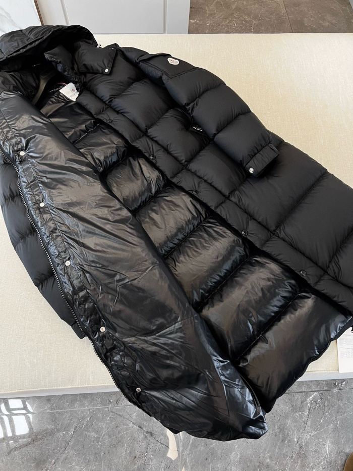 NIGO Moncler Hanoverian Men's Winter Solid Color Hooded Long Zipper Long Sleeve Down Jacket #nigo292025