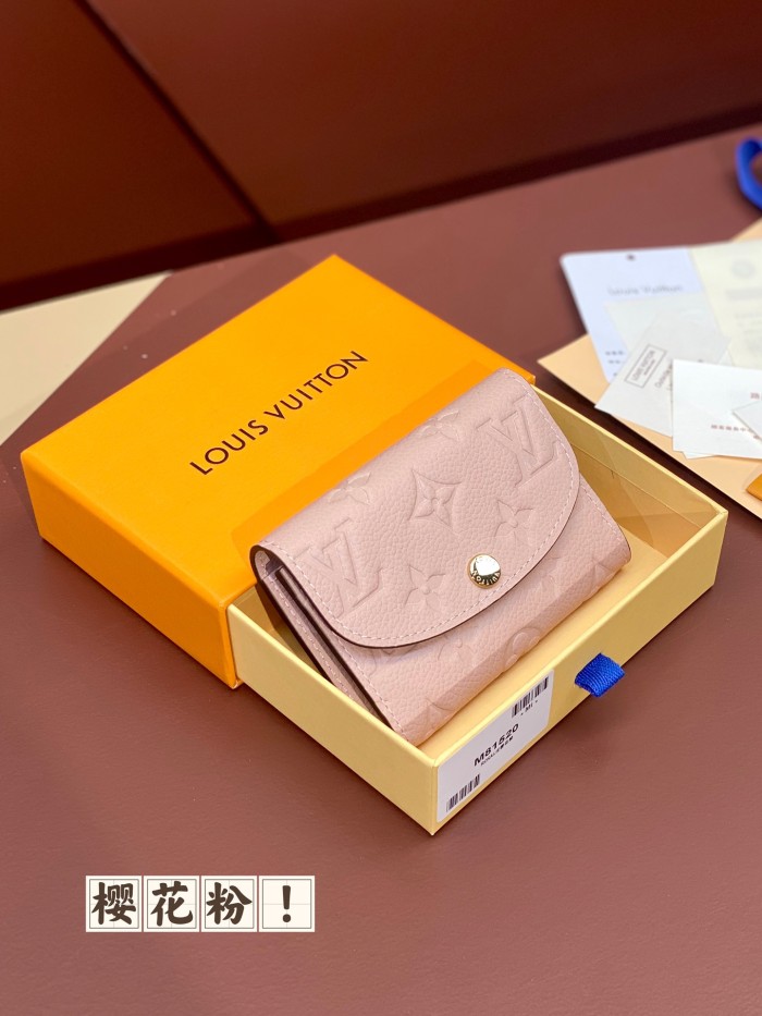 NIGO Louis Vuitton Rosalie Coin Purse Monogram Empreinte Embossed Cowhide Fashionable Luxury Temperament Wallet Card Bag Mini Bags  #nigo71765