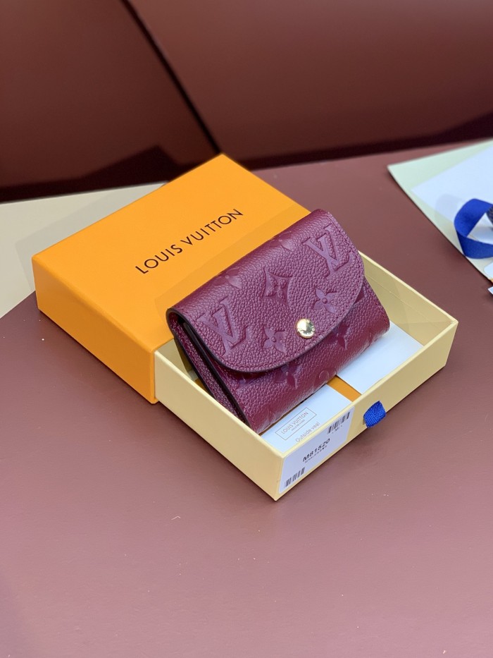 NIGO Louis Vuitton Rosalie Coin Purse Monogram Empreinte Embossed Cowhide Fashionable Luxury Temperament Wallet Card Bag Mini Bags  #nigo71765