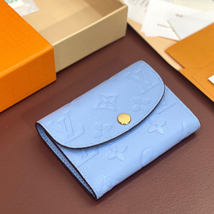NIGO Louis Vuitton Rosalie Coin Purse Monogram Empreinte Embossed Cowhide Fashionable Luxury Temperament Wallet Card Bag Mini Bags  #nigo71765