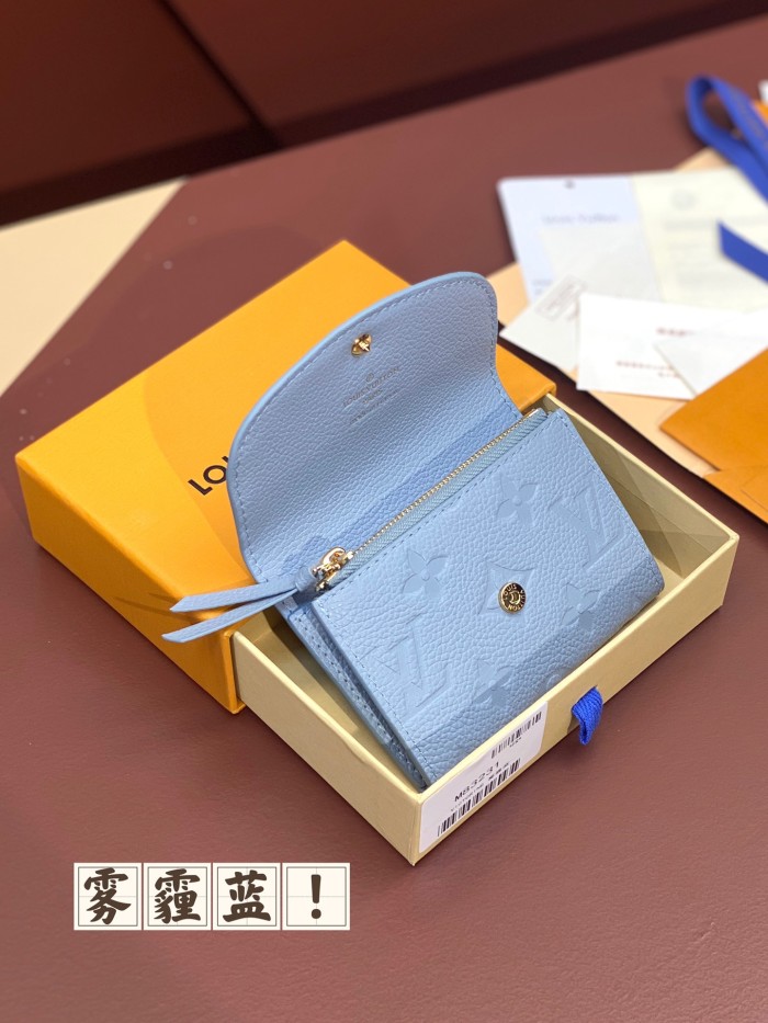 NIGO Louis Vuitton Rosalie Coin Purse Monogram Empreinte Embossed Cowhide Fashionable Luxury Temperament Wallet Card Bag Mini Bags  #nigo71765