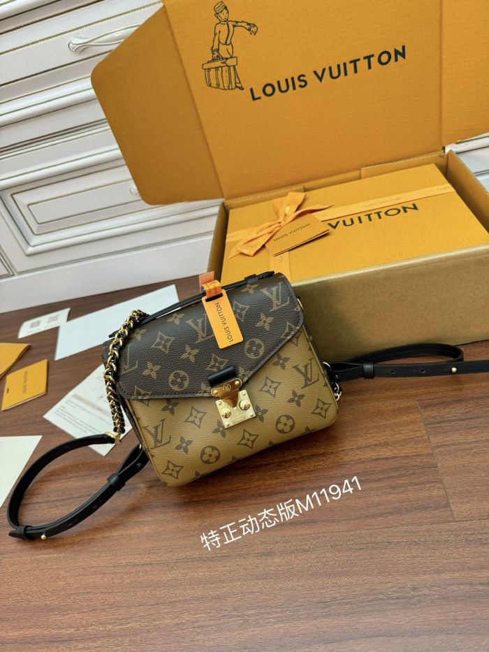 NIGO Louis Vuitton Pochette M É Tis Ackpack Handbag Fashionable Color Blocked Bags Monogram Pattern Fashionable Luxury Backpack Bag M11941 #nigo71769