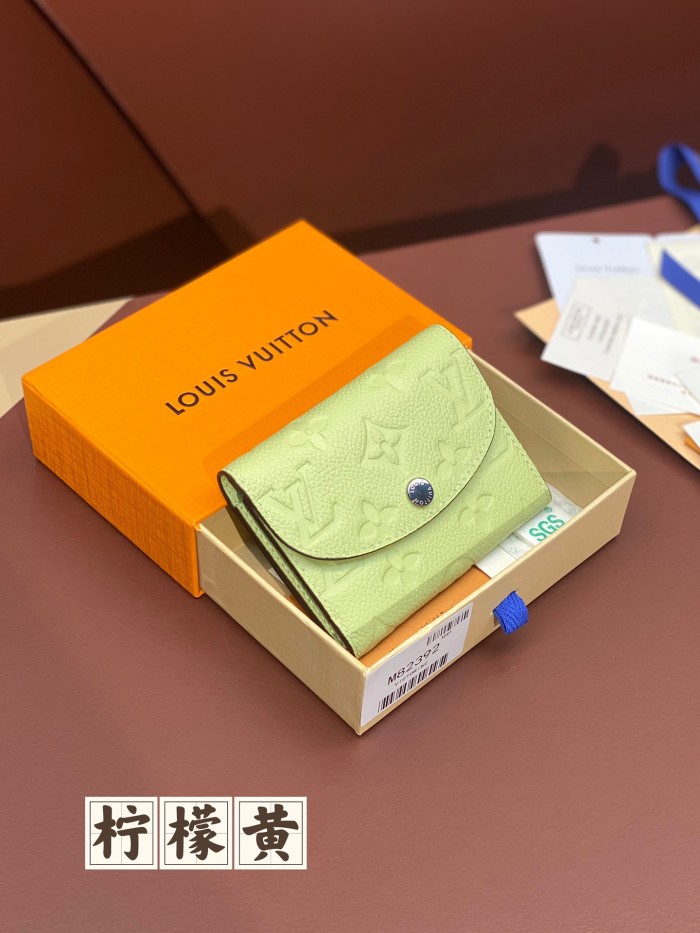 NIGO Louis Vuitton Rosalie Coin Purse Monogram Empreinte Embossed Cowhide Fashionable Luxury Temperament Wallet Card Bag Mini Bags  #nigo71765