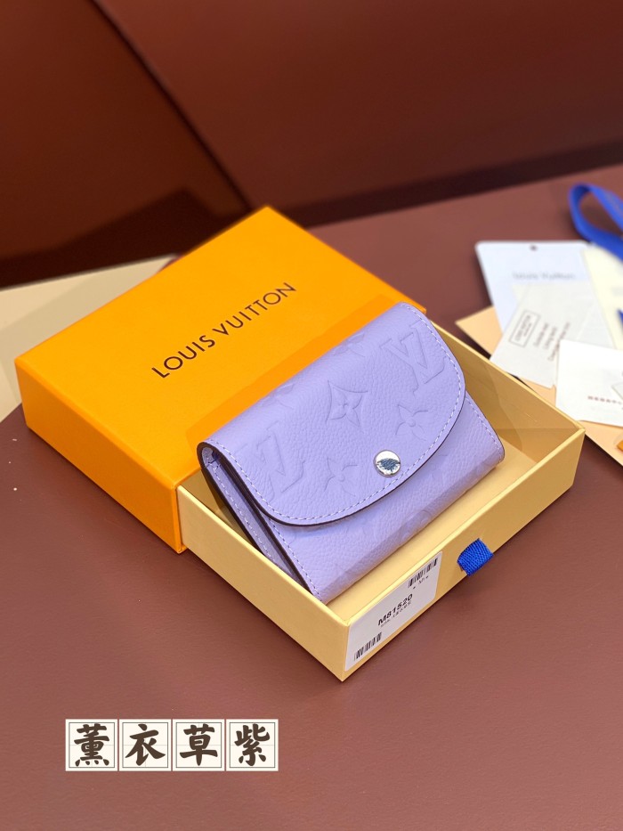 NIGO Louis Vuitton Rosalie Coin Purse Monogram Empreinte Embossed Cowhide Fashionable Luxury Temperament Wallet Card Bag Mini Bags  #nigo71765