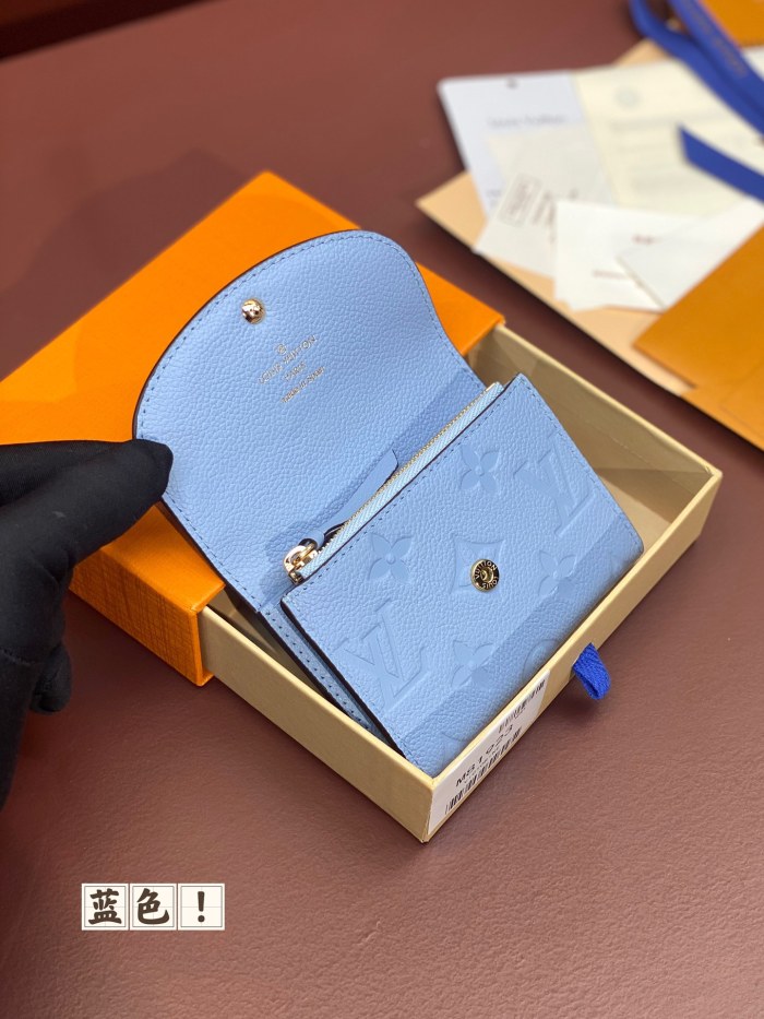 NIGO Louis Vuitton Rosalie Coin Purse Monogram Empreinte Embossed Cowhide Fashionable Luxury Temperament Wallet Card Bag Mini Bags  #nigo71765