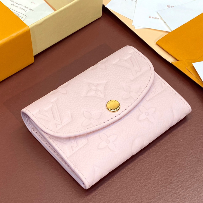 NIGO Louis Vuitton Rosalie Coin Purse Monogram Empreinte Embossed Cowhide Fashionable Luxury Temperament Wallet Card Bag Mini Bags  #nigo71765