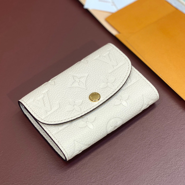 NIGO Louis Vuitton Rosalie Coin Purse Monogram Empreinte Embossed Cowhide Fashionable Luxury Temperament Wallet Card Bag Mini Bags  #nigo71765