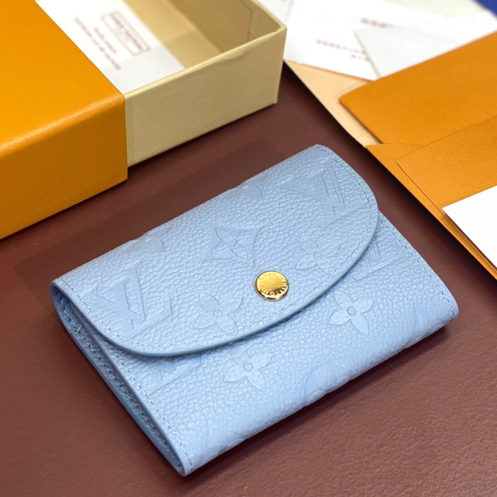 NIGO Louis Vuitton Rosalie Coin Purse Monogram Empreinte Embossed Cowhide Fashionable Luxury Temperament Wallet Card Bag Mini Bags  #nigo71765