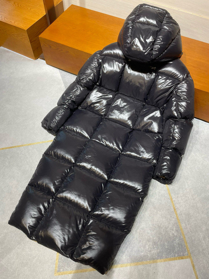NIGO Moncler Women's Winter Solid Color Hooded Long Zipper Long Sleeve Down Jacket #nigo74197