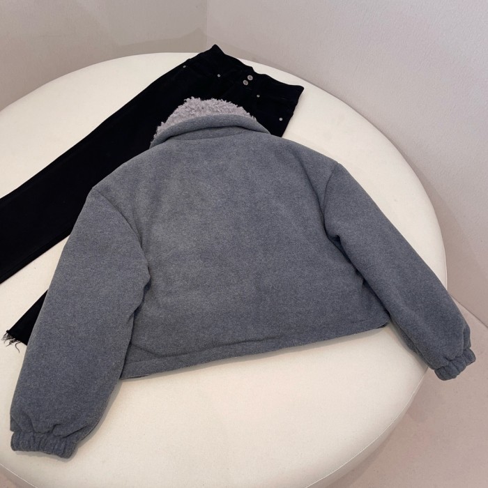 NIGO MiuMiu Women's Fall and Winter Standing Collar Zipper Letter Long Sleeve Puffer Down Jacket #nigo74212