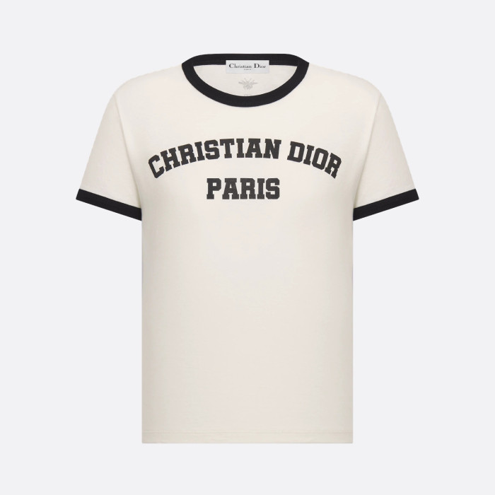 NIGO Dior Women's Summer Solid Color Logo Letter Printed Round Neck Short Sleeve T-Shirt #nigo74187