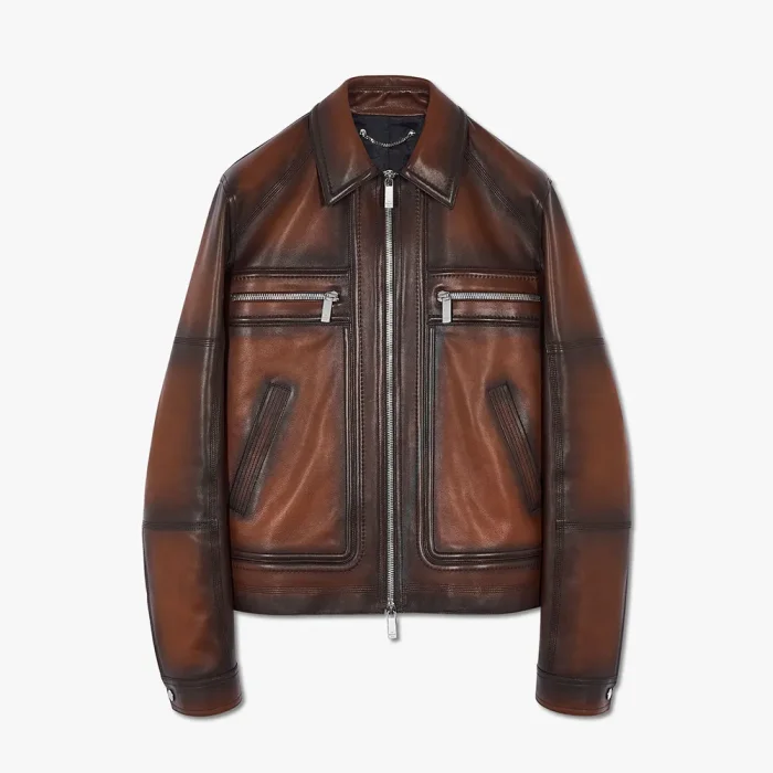 Berluti Leather Jacket Coat #nigo9972