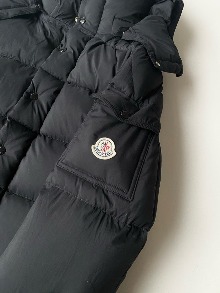 NIGO Moncler Men's Winter Solid Color Hooded Zipper Long Sleeve Puffer Down Jacket #nigo74216