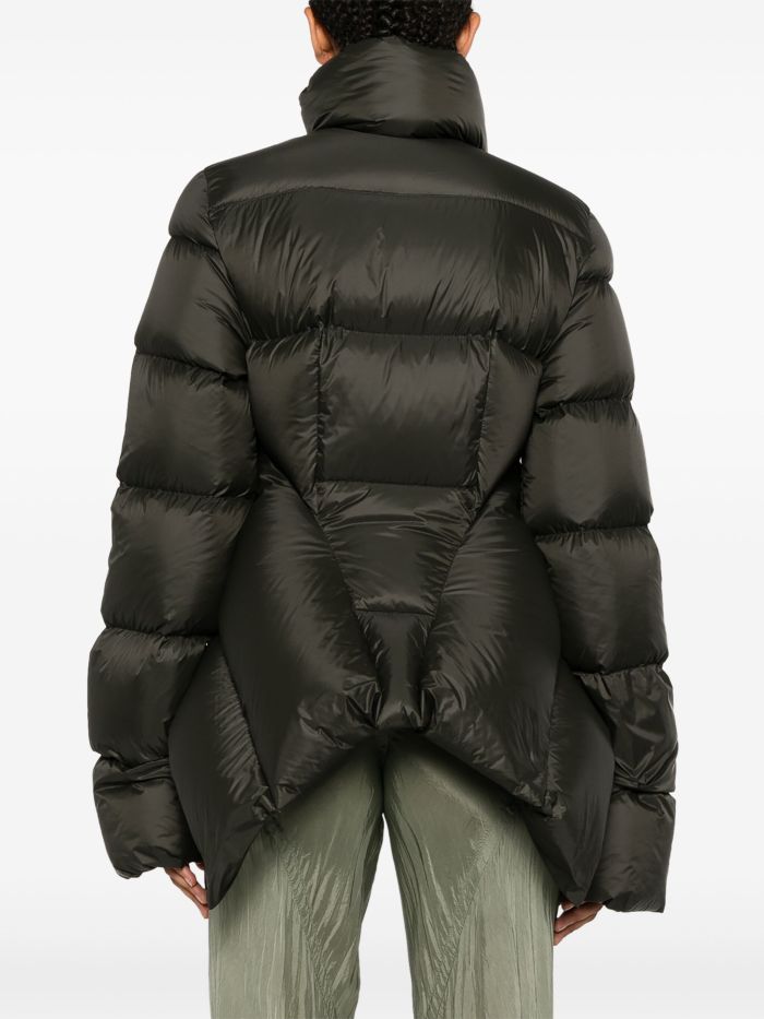 NIGO Rick Owens Women's Autumn And Winter Naska Duvet Jacket Solid Color Zipper Standing Collar Long Sleeve Puffer Down Jacket Ngvp #nigo9599