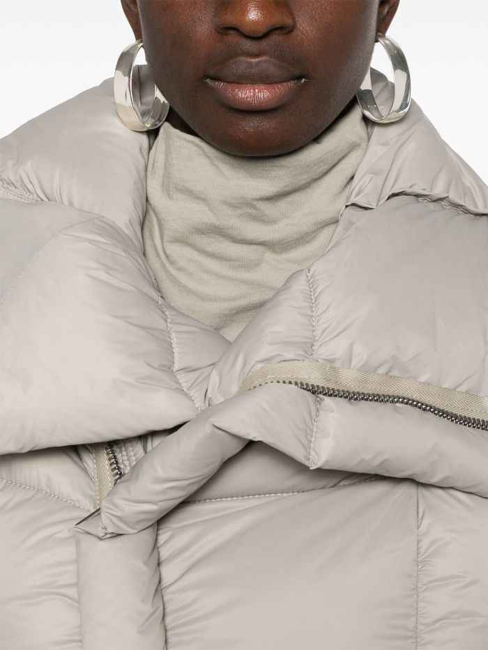 NIGO Rick Owens Women's Autumn And Winter Naska Duvet Jacket Solid Color Zipper Standing Collar Long Sleeve Puffer Down Jacket Ngvp #nigo9599