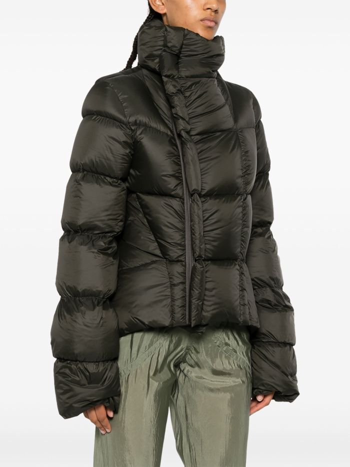 NIGO Rick Owens Women's Autumn And Winter Naska Duvet Jacket Solid Color Zipper Standing Collar Long Sleeve Puffer Down Jacket Ngvp #nigo9599