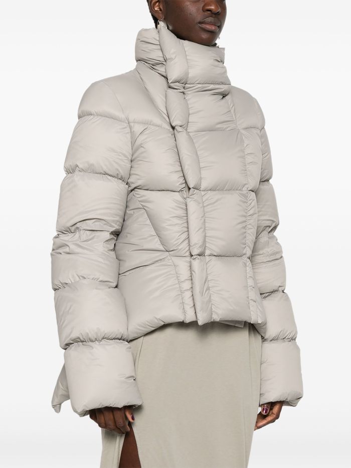 NIGO Rick Owens Women's Autumn And Winter Naska Duvet Jacket Solid Color Zipper Standing Collar Long Sleeve Puffer Down Jacket Ngvp #nigo9599
