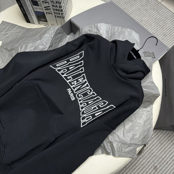 NIGO Balenciaga Men's Spring and Autumn Solid Color Letter Printed Cotton Hooded Sweatshirt #nigo74221