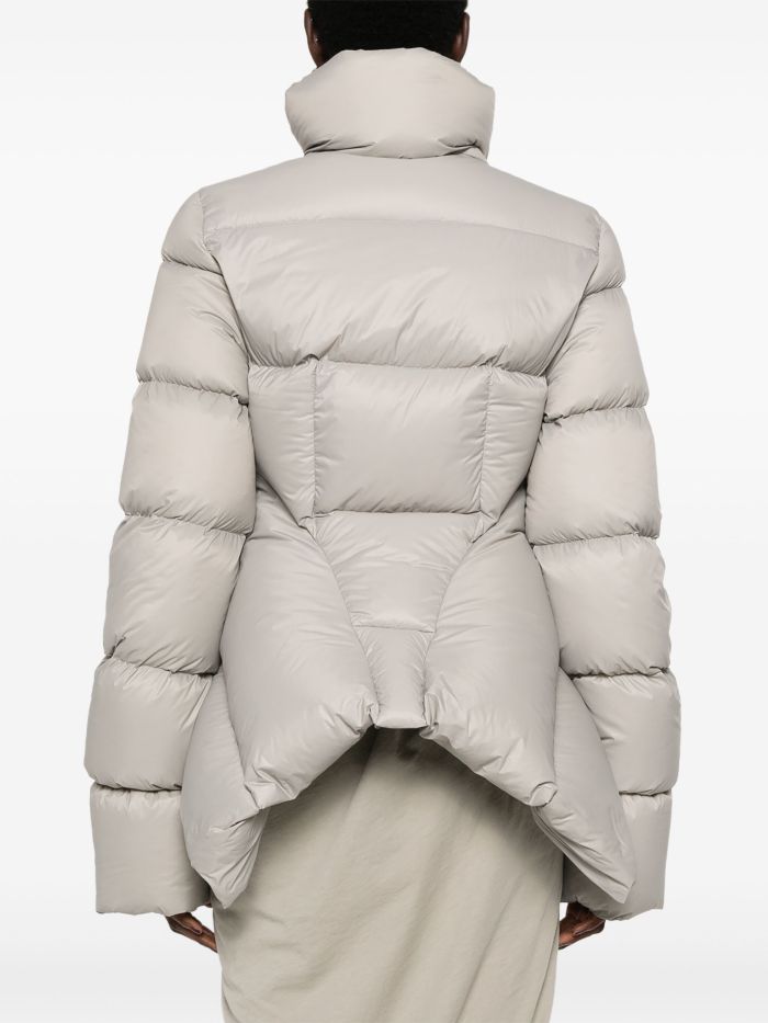 NIGO Rick Owens Women's Autumn And Winter Naska Duvet Jacket Solid Color Zipper Standing Collar Long Sleeve Puffer Down Jacket Ngvp #nigo9599