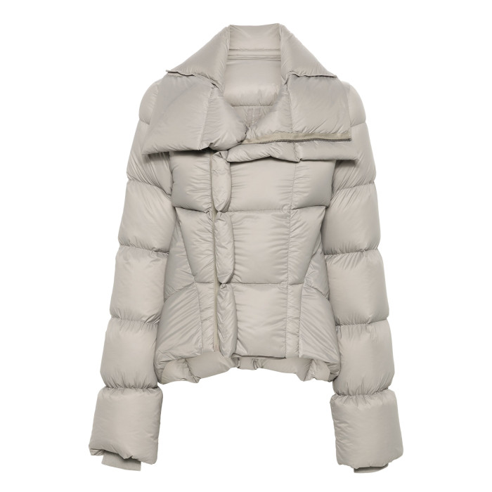 NIGO Rick Owens Women's Autumn And Winter Naska Duvet Jacket Solid Color Zipper Standing Collar Long Sleeve Puffer Down Jacket Ngvp #nigo9599