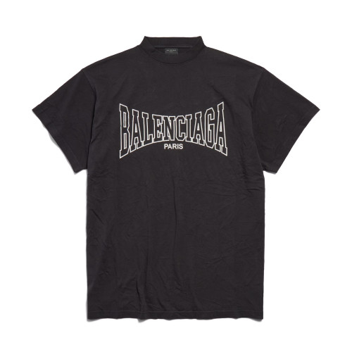 NIGO Balenciaga Men's Summer Solid Color Letter Logo Print Round Neck Regular Fit Short Sleeve T-Shirt #nigo74219