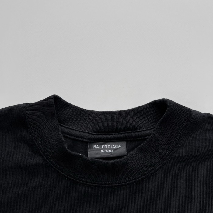 NIGO Balenciaga Men's And Women's Summer Solid Color Embroidered Logo Pattern Round Neck Cotton Short Sleeve T-shirt #nigo74262