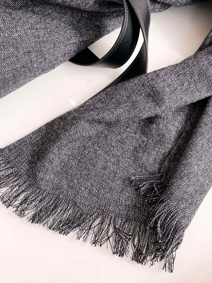 NIGO Dior Women's Spring And Autumn V-neck With Removable Scarf Belt Solid Color Wool Single Breasted Long Sleeve Blazer Jacket Ngvp #nigo9614