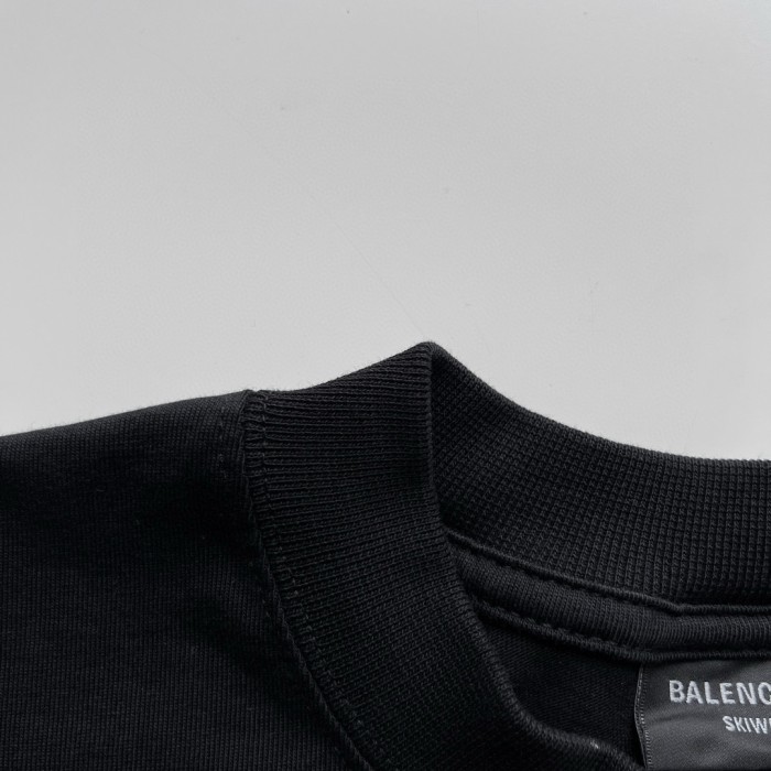 NIGO Balenciaga Men's And Women's Summer Solid Color Embroidered Logo Pattern Round Neck Cotton Short Sleeve T-shirt #nigo74262