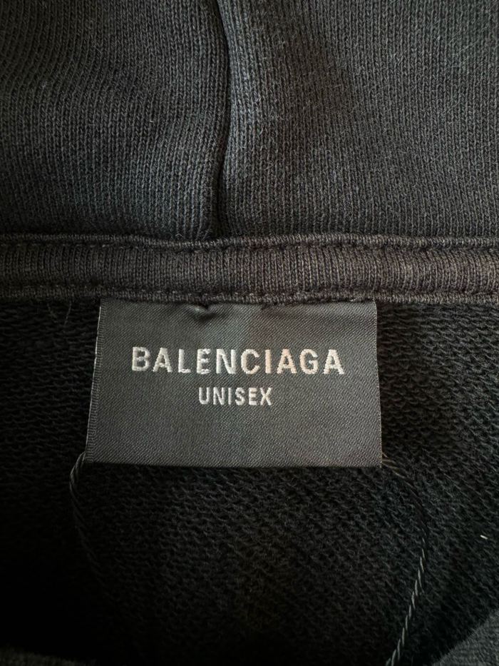NIGO Balenciaga Men's Spring and Autumn Solid Color Letter Printed Cotton Hooded Sweatshirt #nigo74277