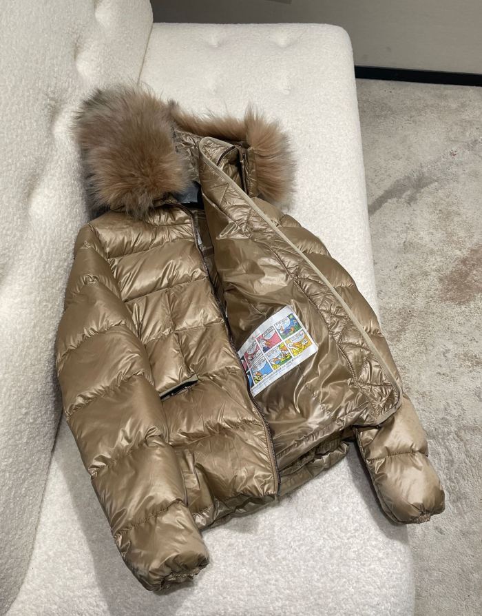 NIGO Moncler Women's Autumn and Winter Solid Color Hooded Waisted Long Sleeve Zipper Puffer Down Jacket #nigo74286