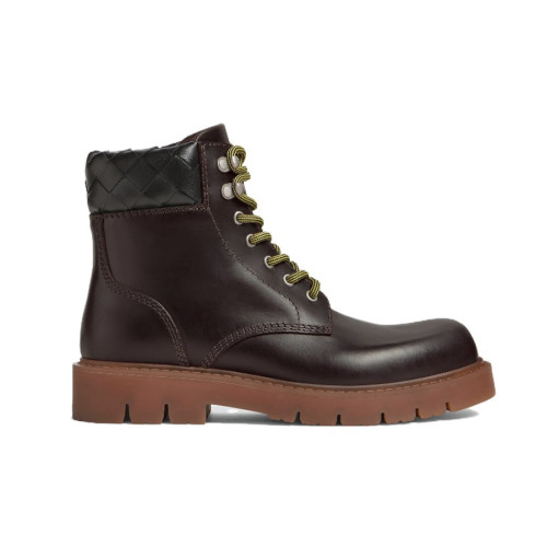 NIGO Bottega Veneta Men Women Haddock Lace-up Martin Boots Spring Autumn Winter Solid Color Short Leather Casual Shoes Ngvp#nigo9627