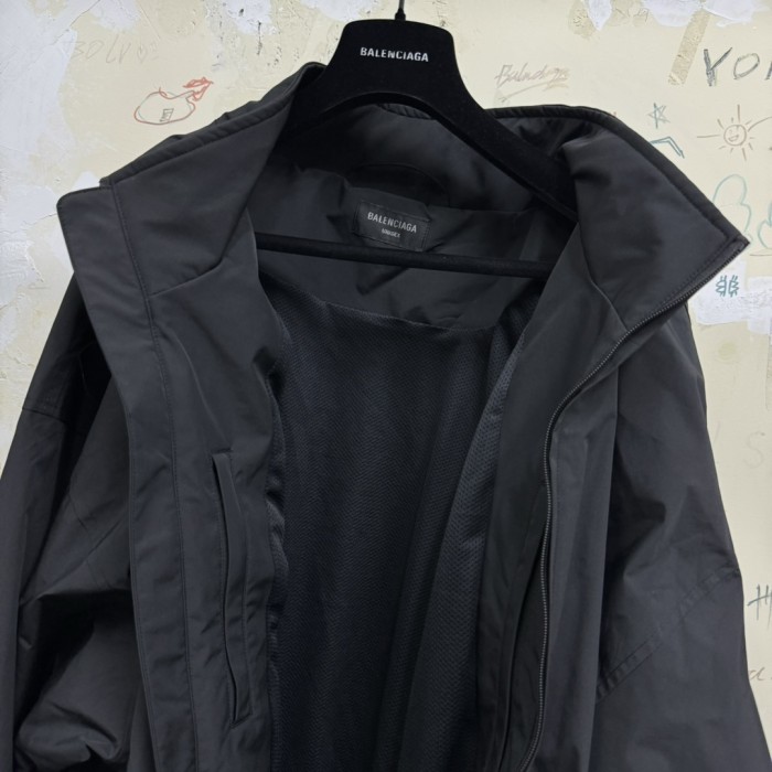 NIGO Balenciaga Women's Spring and Autumn Solid Color Logo Printed Standing Collar Long Sleeve Zipper Jacket #nigo74299