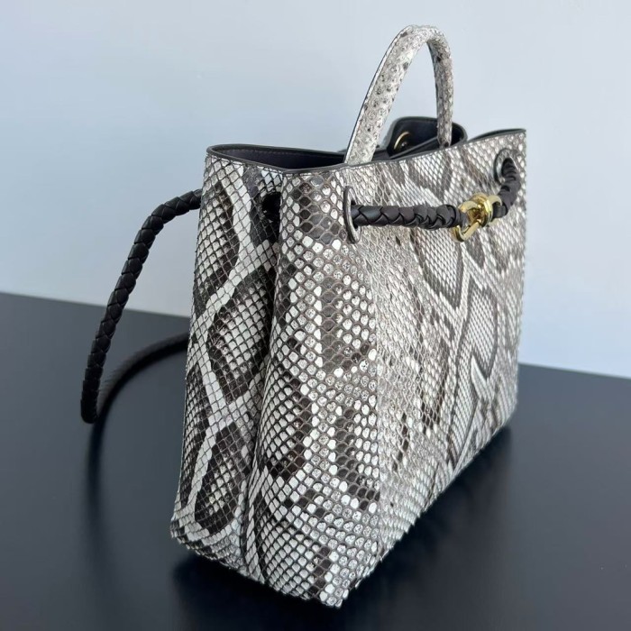 NIGO Bottega Veneta Women's Andiamo Handbags Bags Fashion Snake Leather Shoulder Bags Ngvp #nigo9649