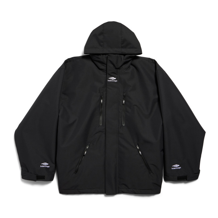 NIGO Balenciaga Men's Spring and Autumn Black Letter Printed Hooded Zipper Long Sleeve Jacket #nigo74375