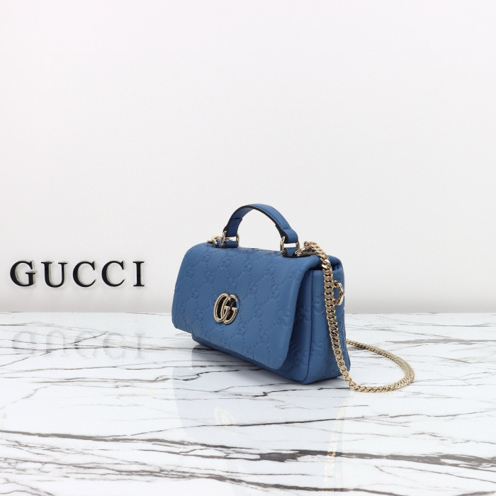 NIGO Gucci Milano Women's Solid Color Removable Shoulder Strap Leather Single Shoulder Crossbody Handbag Bag Bags #nigo74363