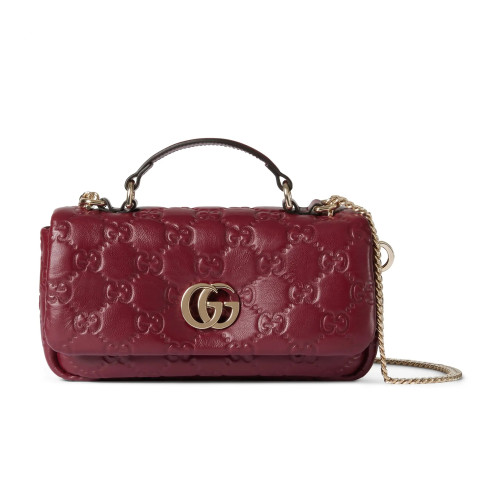 NIGO Gucci Milano Women's Solid Color Removable Shoulder Strap Leather Single Shoulder Crossbody Handbag Bag Bags #nigo74362